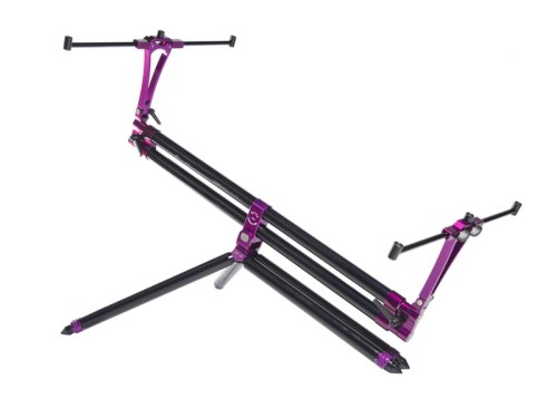 Rodpod czarny, purpurowy Compact Bitubo | DAYKO | Nero Viola 3 wędki Limited Edition