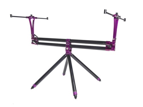 Rodpod czarny, purpurowy Compact Bitubo | DAYKO | Nero Viola 3 wędki Limited Edition