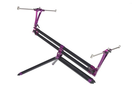 Rodpod czarny, purpurowy Compact Bitubo | DAYKO | Nero Viola 3 wędki