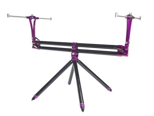Rodpod czarny, purpurowy Compact Bitubo | DAYKO | Nero Viola 3 wędki