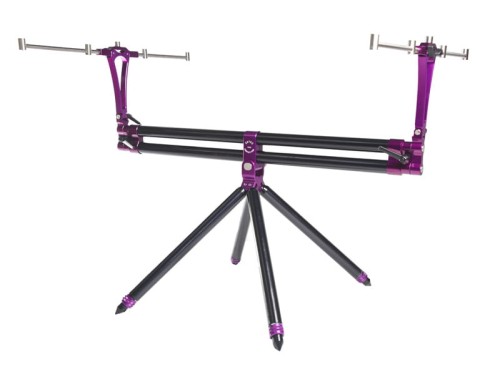 Rodpod czarny, purpurowy Compact Bitubo | DAYKO | Nero Viola 4 wędki