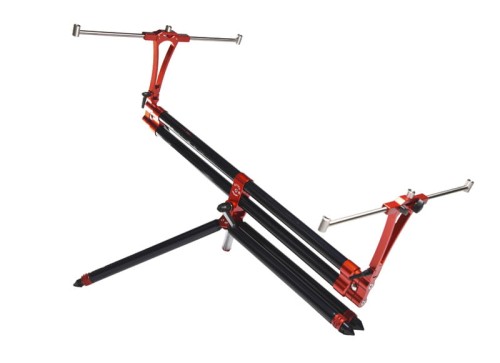 Rodpod czarny, czerwony Compact Bitubo | DAYKO | Nero Rosso 3 wędki