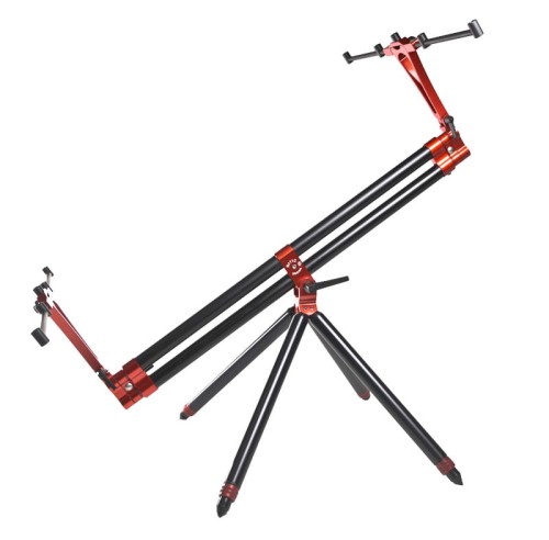 Rodpod czarny, czerwony Compact Bitubo | DAYKO | Nero Rosso 4 wędki  Limited Edition