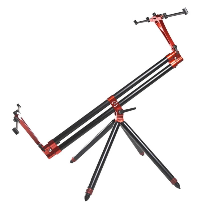 Rodpod czarny, czerwony Compact Bitubo | DAYKO | Nero Rosso 4 wędki  Limited Edition