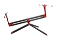 Rodpod czarny, czerwony Compact Bitubo | DAYKO | Nero Rosso 4 wędki