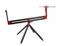 Rodpod czarny, czerwony Compact Bitubo | DAYKO | Nero Rosso 4 wędki