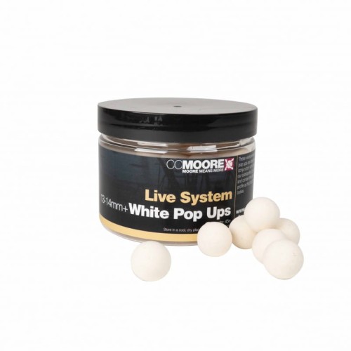 Kulki pływające CC Moore Live System WHITE POP UPS 13-14mm