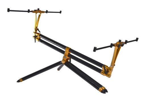 Rodpod czarny, złoty Compact Bitubo | DAYKO | Nero Oro 4 wędki
