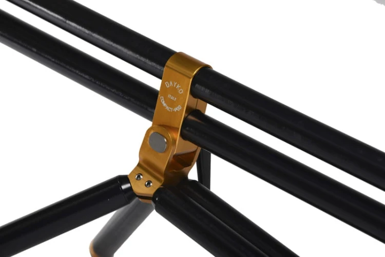 Rodpod czarny, złoty Compact Bitubo | DAYKO | Nero Oro 4 wędki