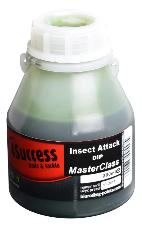 Dip karpiowy, gęsta zalewa 4Success Masterclass Insect Attack 200ml