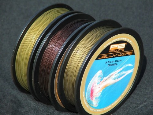 Plecionka w miękkiej otulinie PB Products Jelly Wire 15lb Gravel 20m