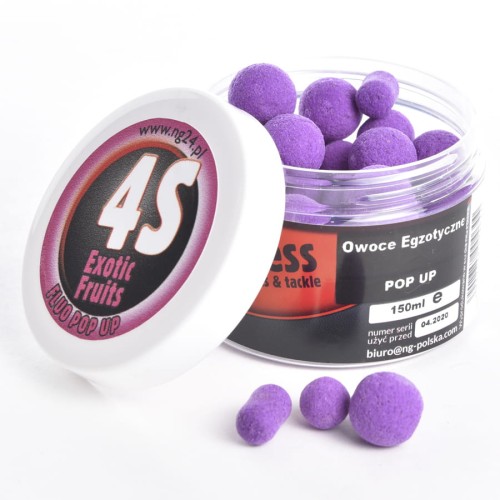 Kulki pływające fluo Pop Up | 4SUCCESS | Bionic Owoce Egzotyczne 150 ml