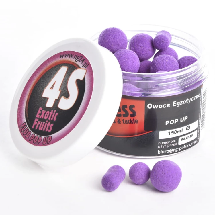 Kulki pływające fluo Pop Up 4Success Bionic Owoce Egzotyczne 150 ml