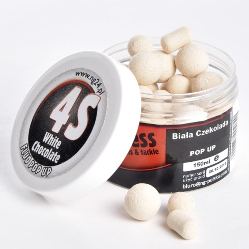 Kulki pływające Biała Czekolada  fluo Pop Up | 4SUCCESS | Bionic 150 ml