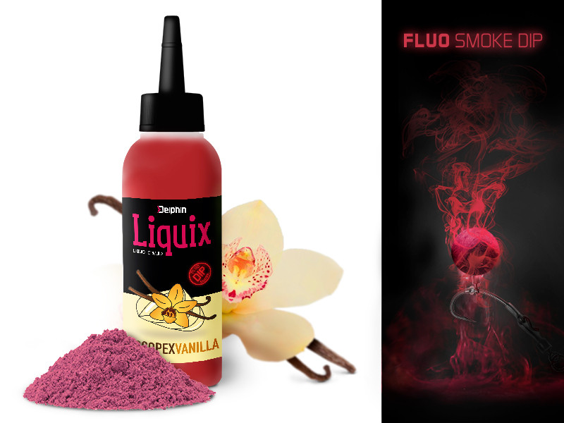 Fluo dip Delphin D SNAX LiquiX /100ml, Scopex-Vanilia