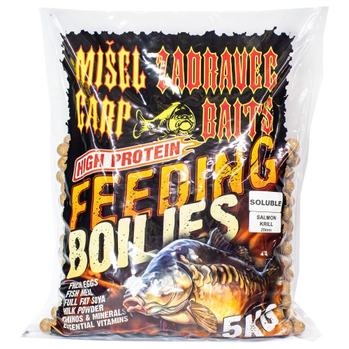 Kulki proteinowe rozpuszczalne | Misel Zadravec | Soluble Salmon Krill 20mm 5kg