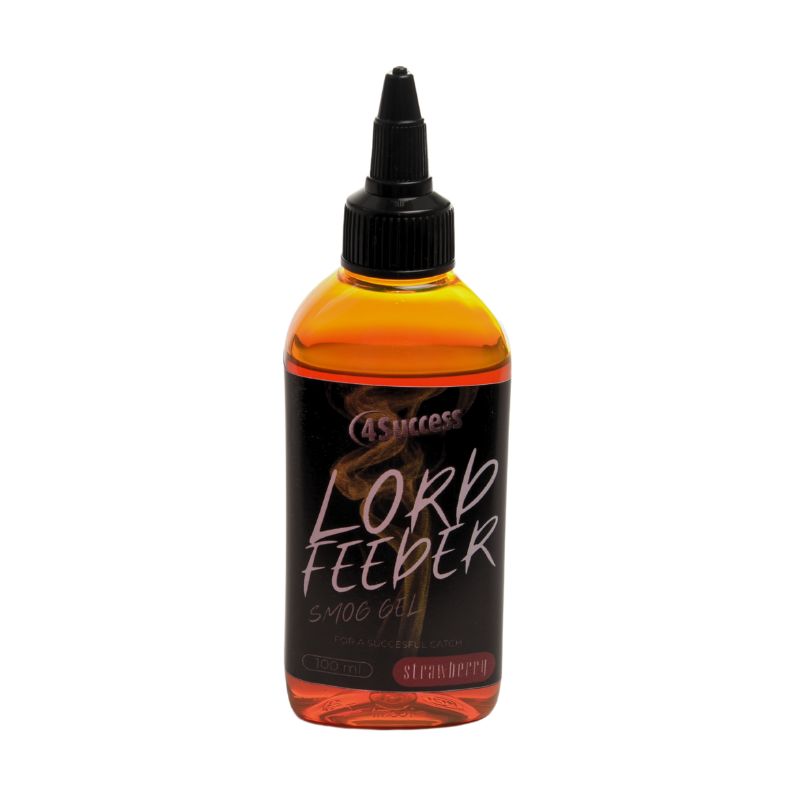 Dip, żel smużący, fluo | 4SUCCESS | Lord Feeder Strawberry Smog Gel 100ml