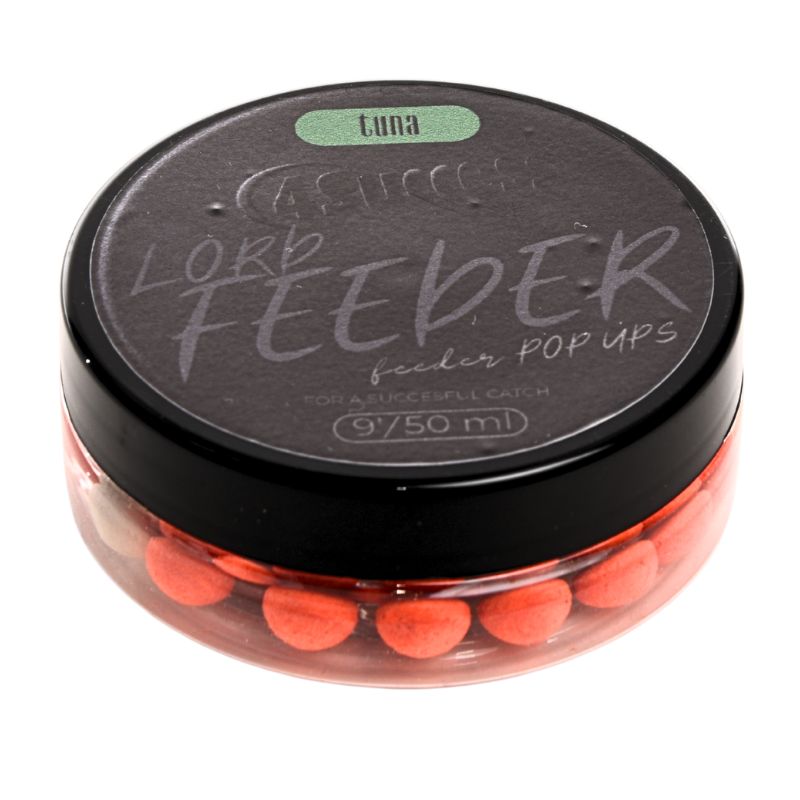 Kulki pływające Tuńczyk | 4SUCCESS | Lord Feeder Tuna Mini Pop Up  9mm 50ml