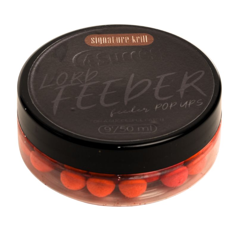 Kulki pływające Kryl | 4SUCCESS | Lord Feeder Signature Krill Mini Pop Up  9mm 50ml