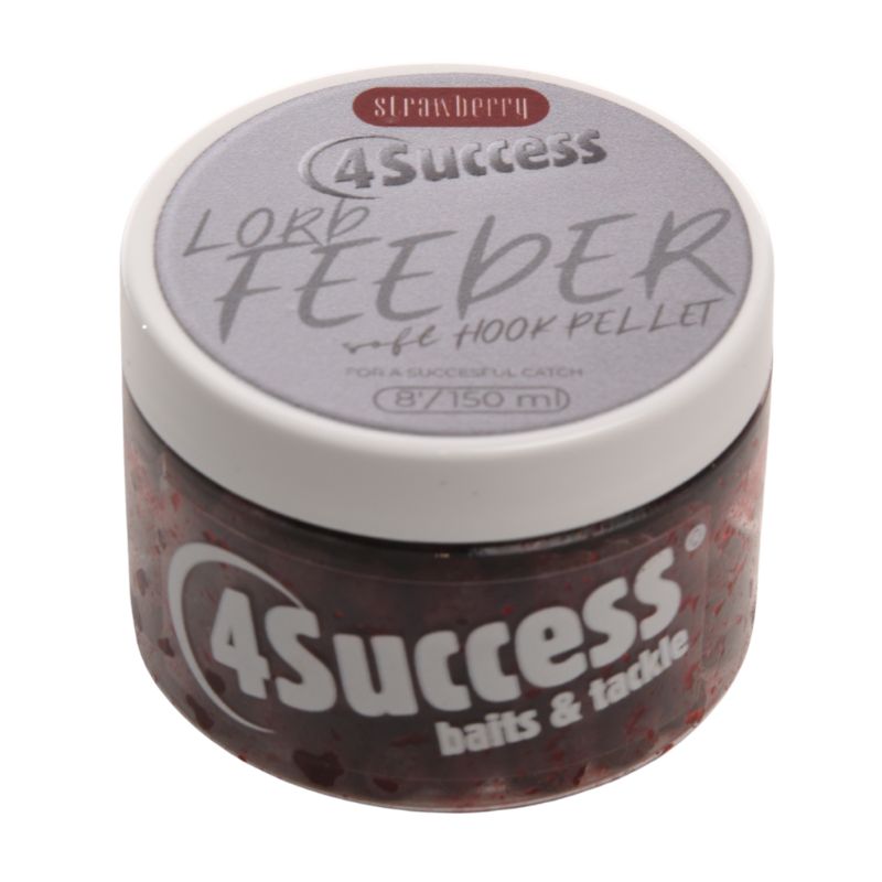 Miękki pellet haczykowy Truskawka | 4SUCCESS | Lord Feeder Strawberry Soft  Pellet 150ml