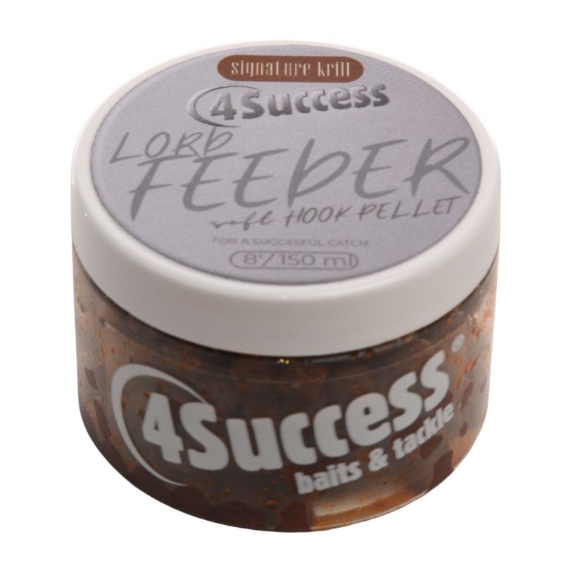 Miękki pellet haczykowy Kryl | 4SUCCESS | Lord Feeder Signature Krill Soft  Pellet 150ml