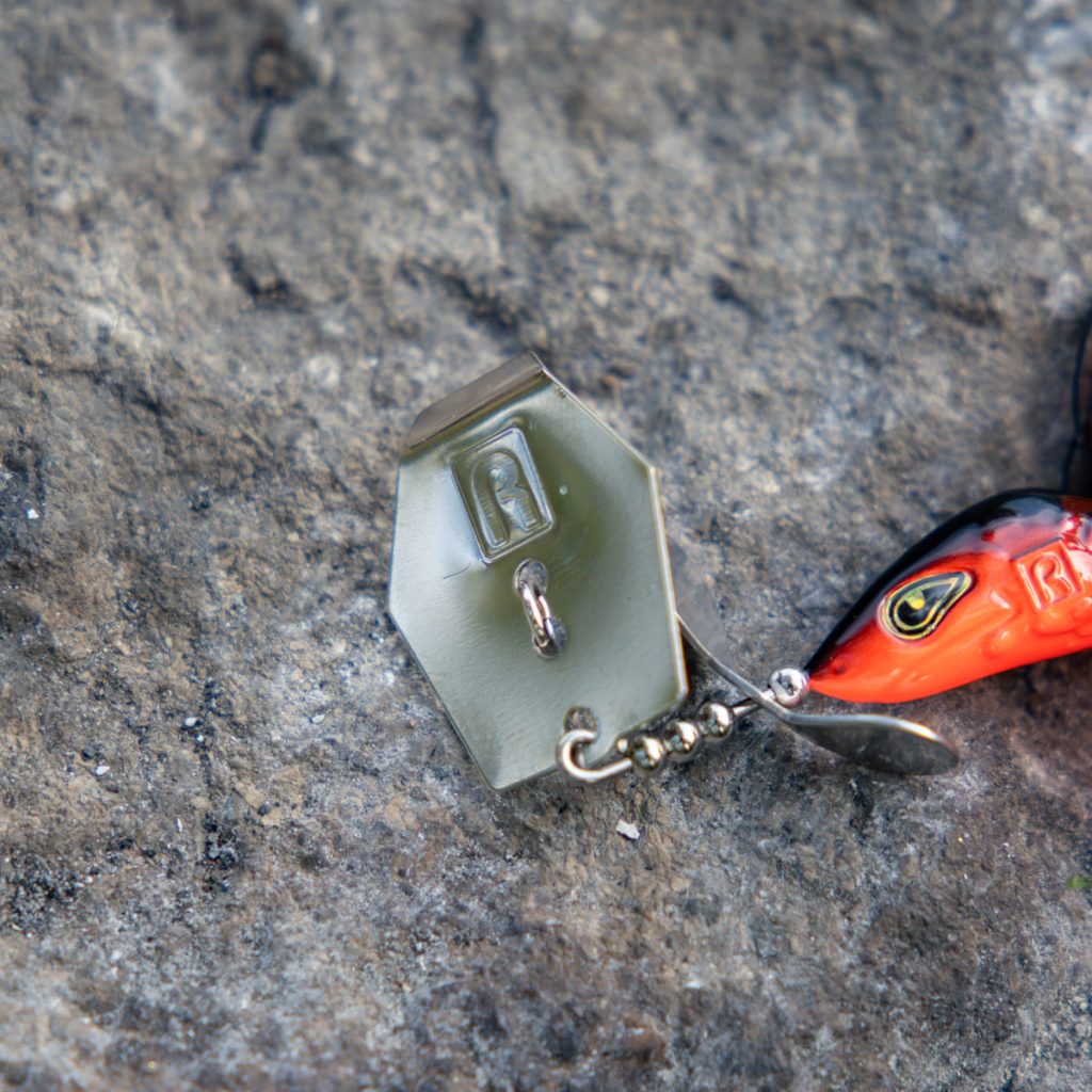 Chatterbait | Rozemeijer | Dr. ChatterProp 14g Black-Orange #1/0 BKK