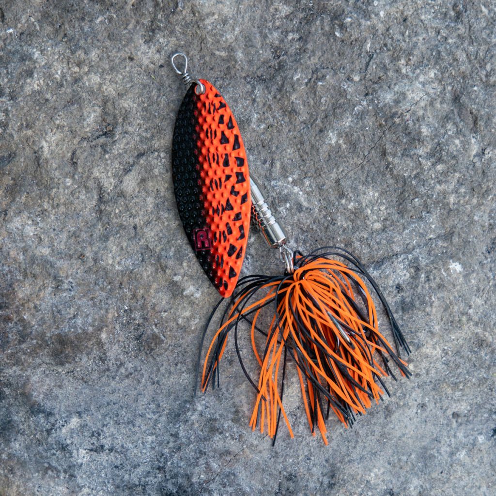 Błystka obrotowa | Rozemeijer | Dr. Willow #6 22g Black-Orange #2/0 BKK