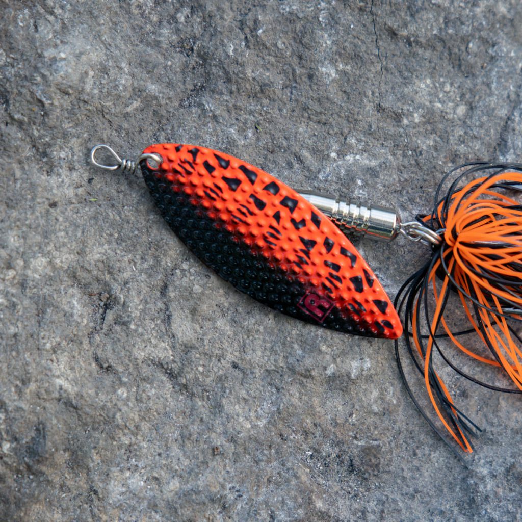 Błystka obrotowa | Rozemeijer | Dr. Willow #6 22g Black-Orange #2/0 BKK