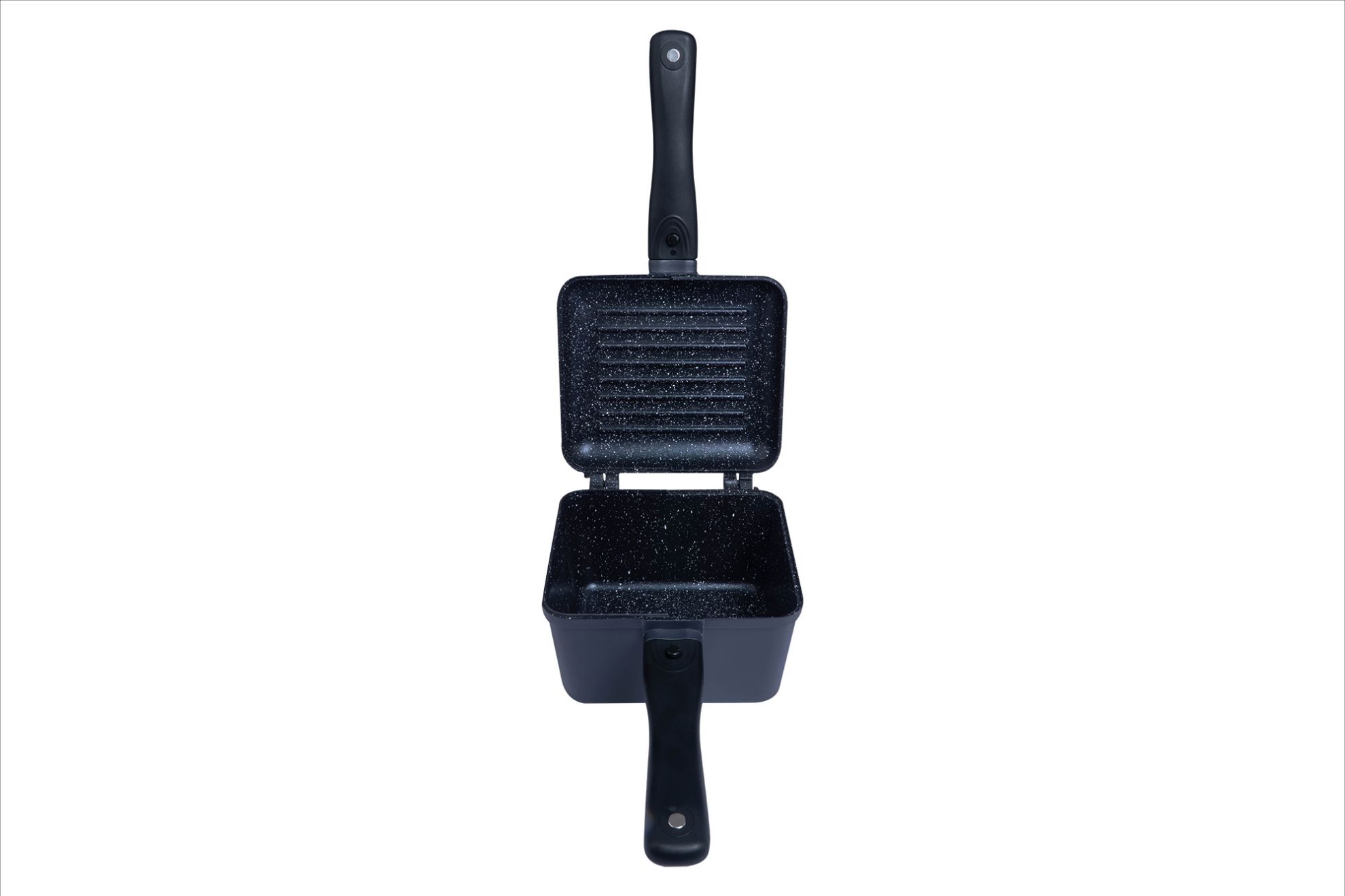 Toster głęboki granitowy, składany XL RidgeMonkey Connect Deep Pan & Griddle XL Granite Edition (RM779)