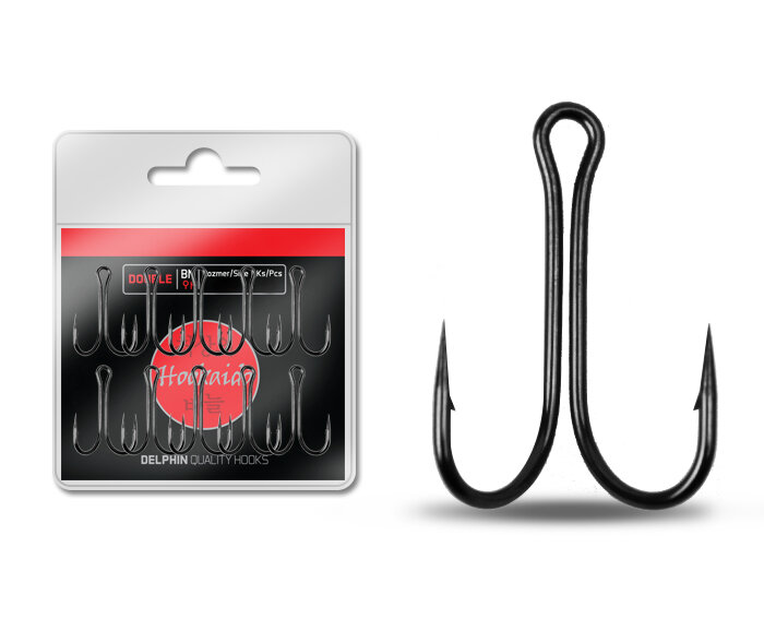 Haczyk  Delphin HKD Double / 8szt | BN/1